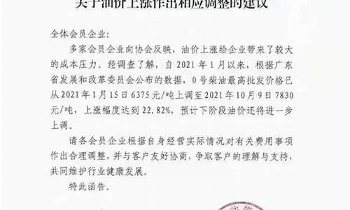 油价上涨通知怎么写范文大全图片-油价上涨通知怎么写范文大全